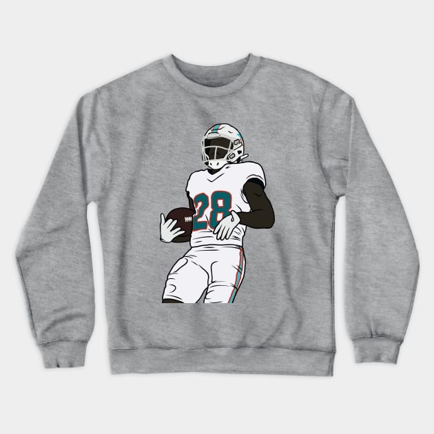 De’Von Achane Crewneck Sweatshirt by rattraptees